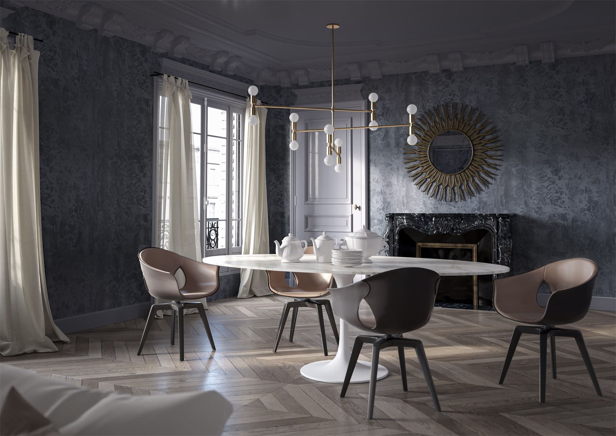 Aqua effect con muebles
