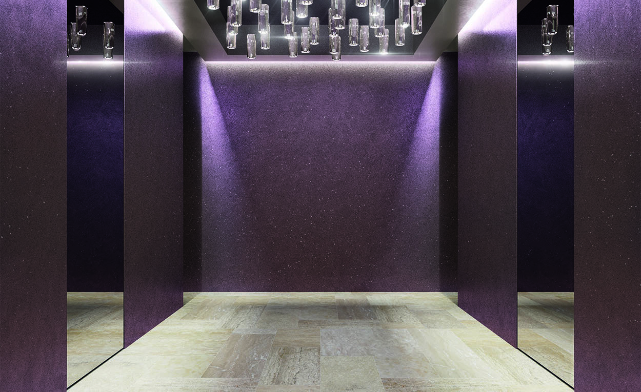 MicroCristal Effect con muebles